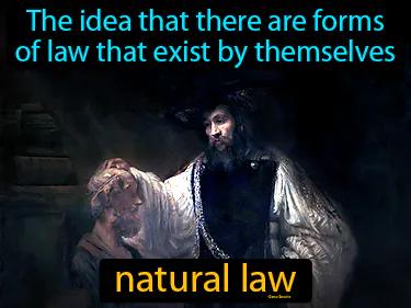natural law Simple Definition