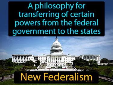 New Federalism Simple Definition