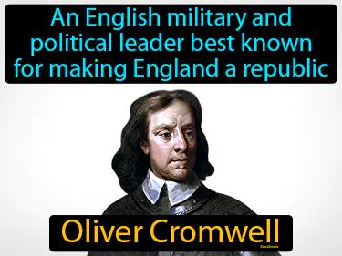 Oliver Cromwell Simple Definition