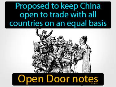 Open Door notes Simple Definition
