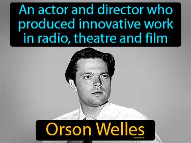 Orson Welles Simple Definition