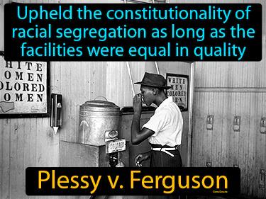 Plessy v Ferguson Simple Definition