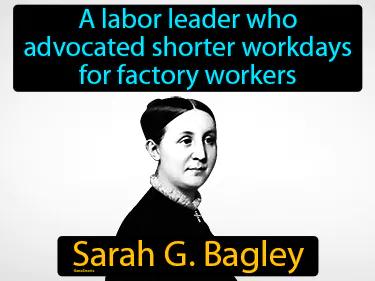 Sarah G Bagley Simple Definition
