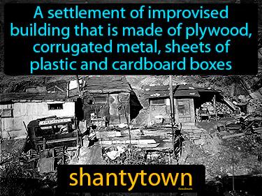 shantytown Simple Definition
