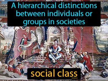 social class Simple Definition