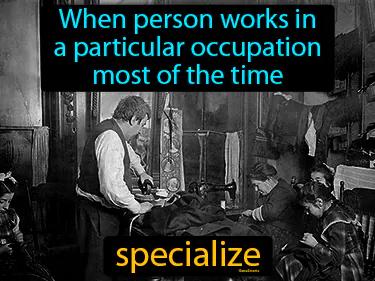 specialize Simple Definition