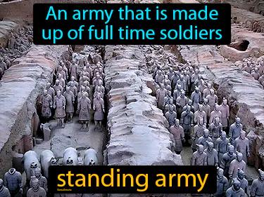 standing army Simple Definition