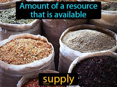 supply Simple Definition