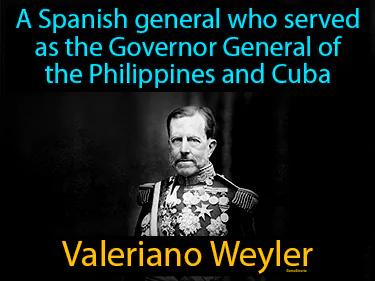 Valeriano Weyler Simple Definition