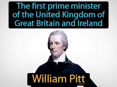William Pitt Simple Definition