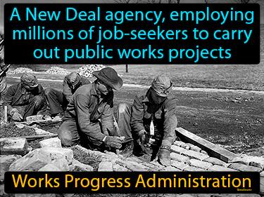 Works Progress Administration Simple Definition