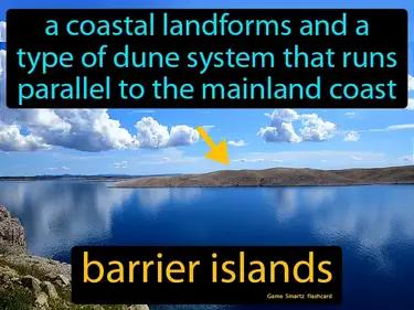 barrier islands Simple Definition