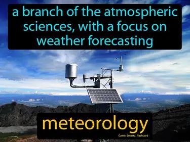 meteorology Simple Definition