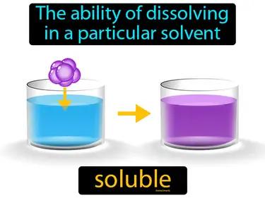 soluble Simple Definition