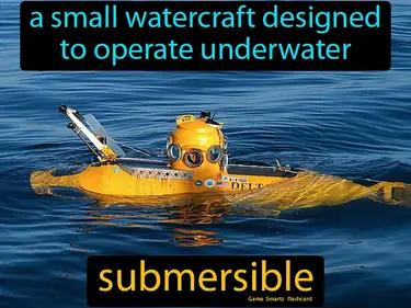 submersible Simple Definition