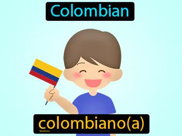 colombiano Simple Definition