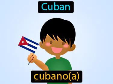 cubano Simple Definition