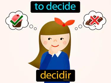 decidir Simple Definition