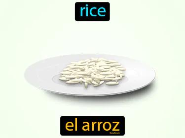 el arroz Simple Definition