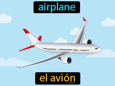 el avion Simple Definition