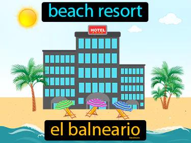 el balneario Simple Definition