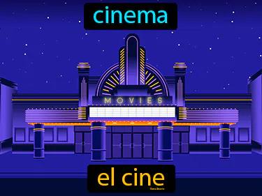 el cine Simple Definition