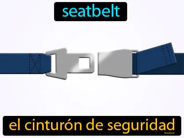 el cinturon de seguridad Simple Definition