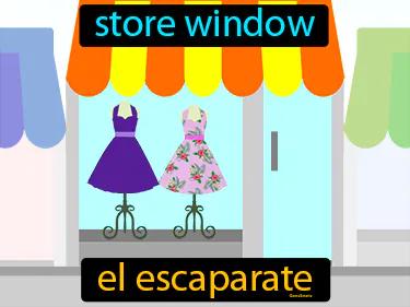 el escaparate Simple Definition