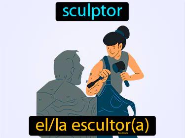 el escultor Simple Definition