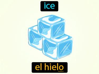 el hielo Simple Definition