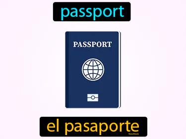 el pasaporte Simple Definition