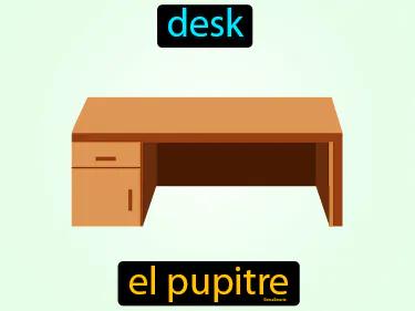 el pupitre Simple Definition