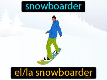 el snowboarder Simple Definition