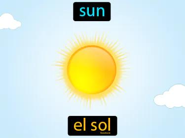 el sol Simple Definition