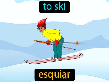 esquiar Simple Definition