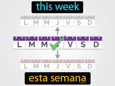 esta semana Simple Definition