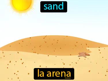 la arena Simple Definition