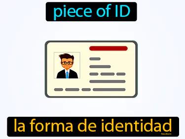 la forma de identidad Simple Definition