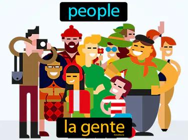 la gente Simple Definition