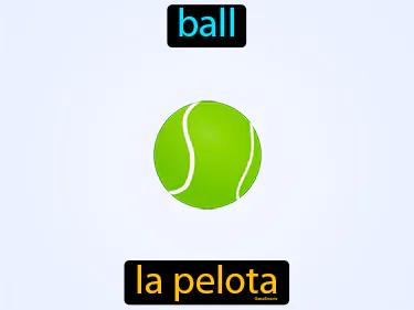 la pelota Simple Definition