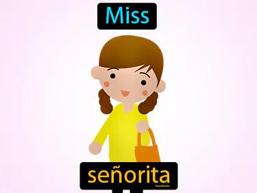 senorita Simple Definition
