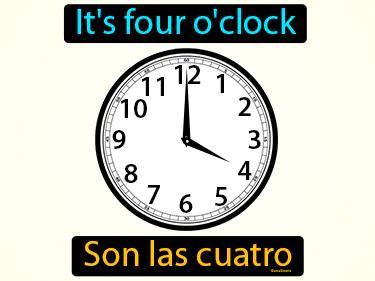 son las cuatro Simple Definition