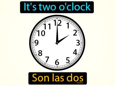 son las dos Simple Definition