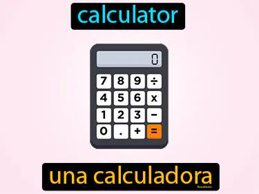 una calculadora Simple Definition