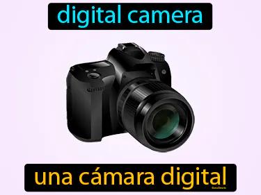 una camara digital Simple Definition