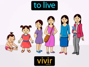 vivir Simple Definition