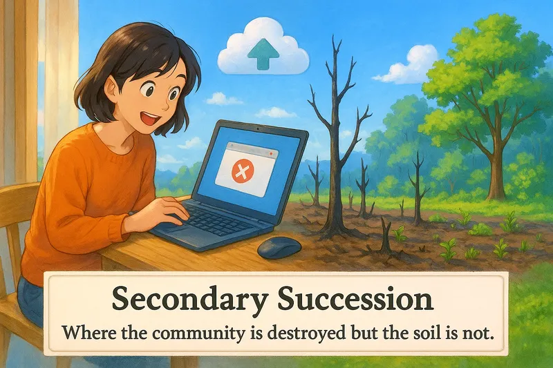 What is Secondary Succession? - Easy to Understand What is Secondary Succession? - Easy to Understand