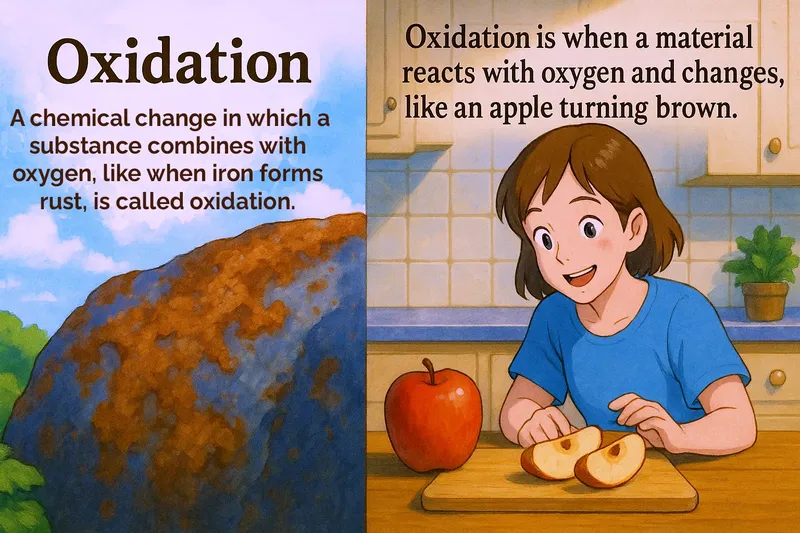 What is Oxidation? - Easy to Understand What is Oxidation? - Easy to Understand