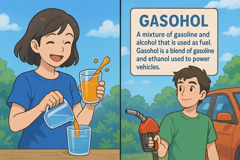 What is Gasohol? - Easy to Understand What is Gasohol? - Easy to Understand