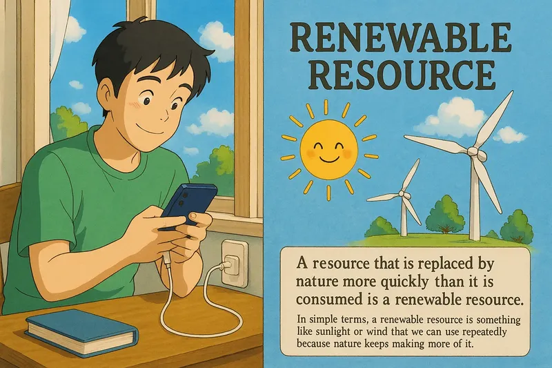 What is a Renewable Resource? - Easy to Understand What is a Renewable Resource? - Easy to Understand